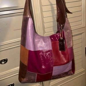 Coach Delphine Bleeker, Purple Patchwork, Limited Edition
